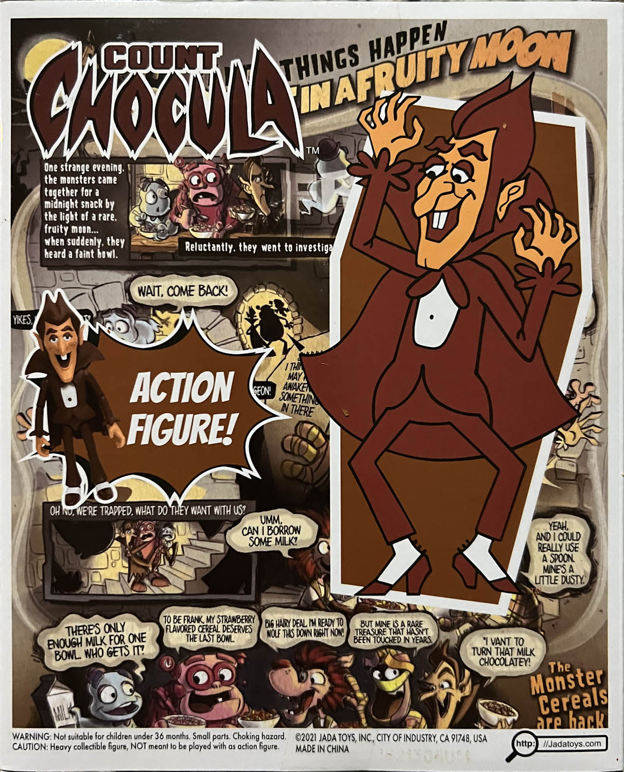 Count Chocula - JadaToys (General Mills) action figure collectible - Main Image 2