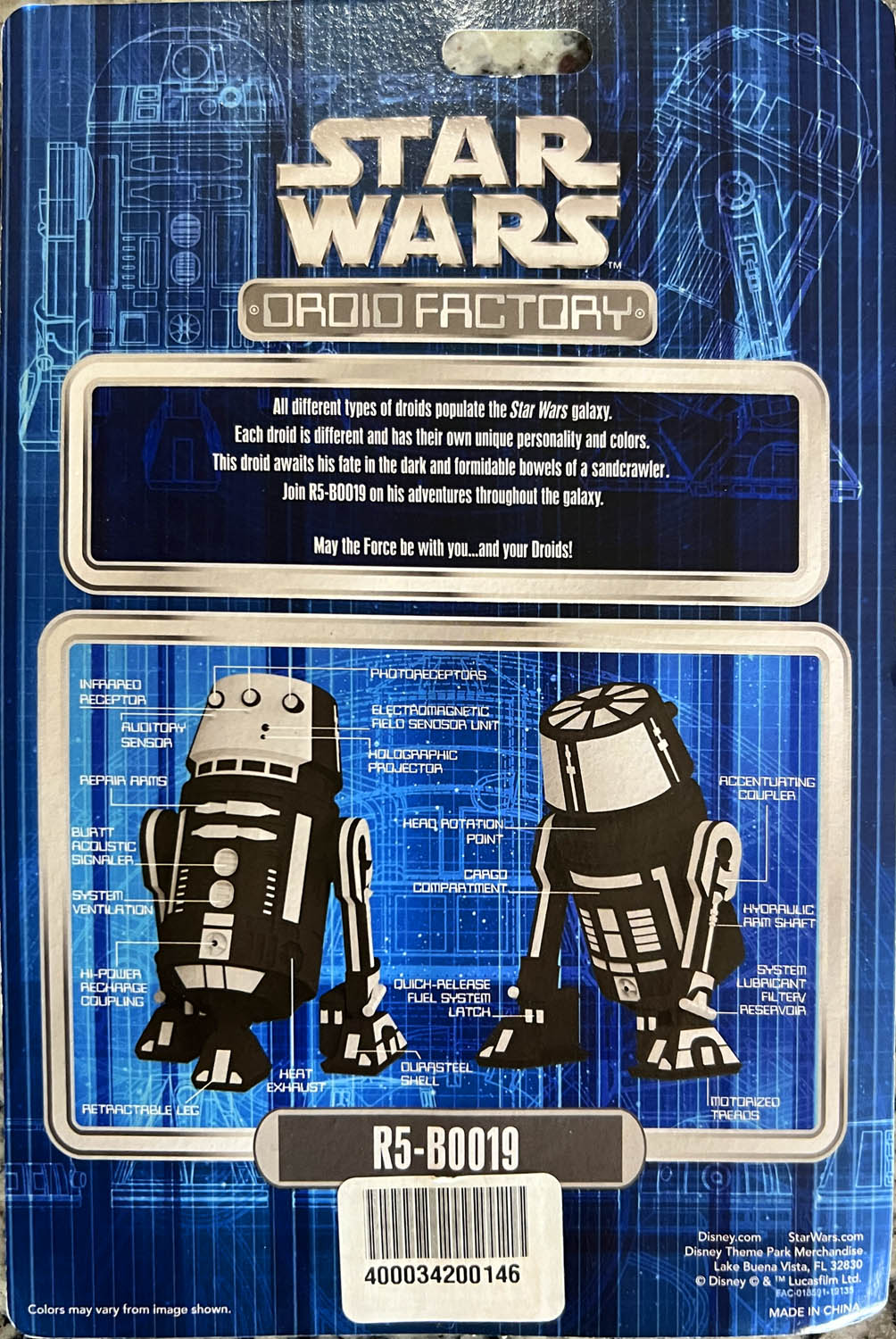 R5-BOO19 - Disney/Hasbro (Star Wars Droid Factory) action figure collectible - Main Image 2