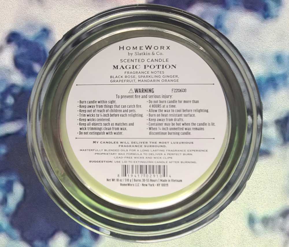 CANDLE: Halloween HomeWorx Magic Potion 2022 - Homeworx (Halloween Candle) action figure collectible [Barcode 819417029104] - Main Image 2