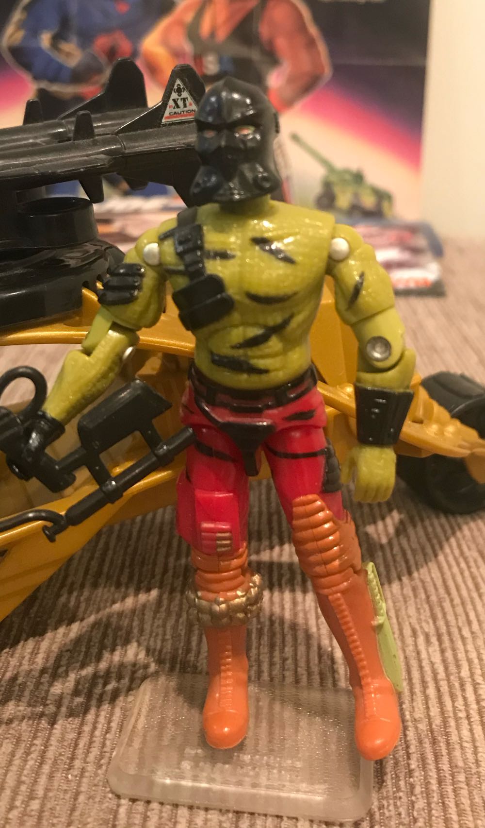 1989 Darklon - Hasbro (G.I. Joe) action figure collectible - Main Image 2