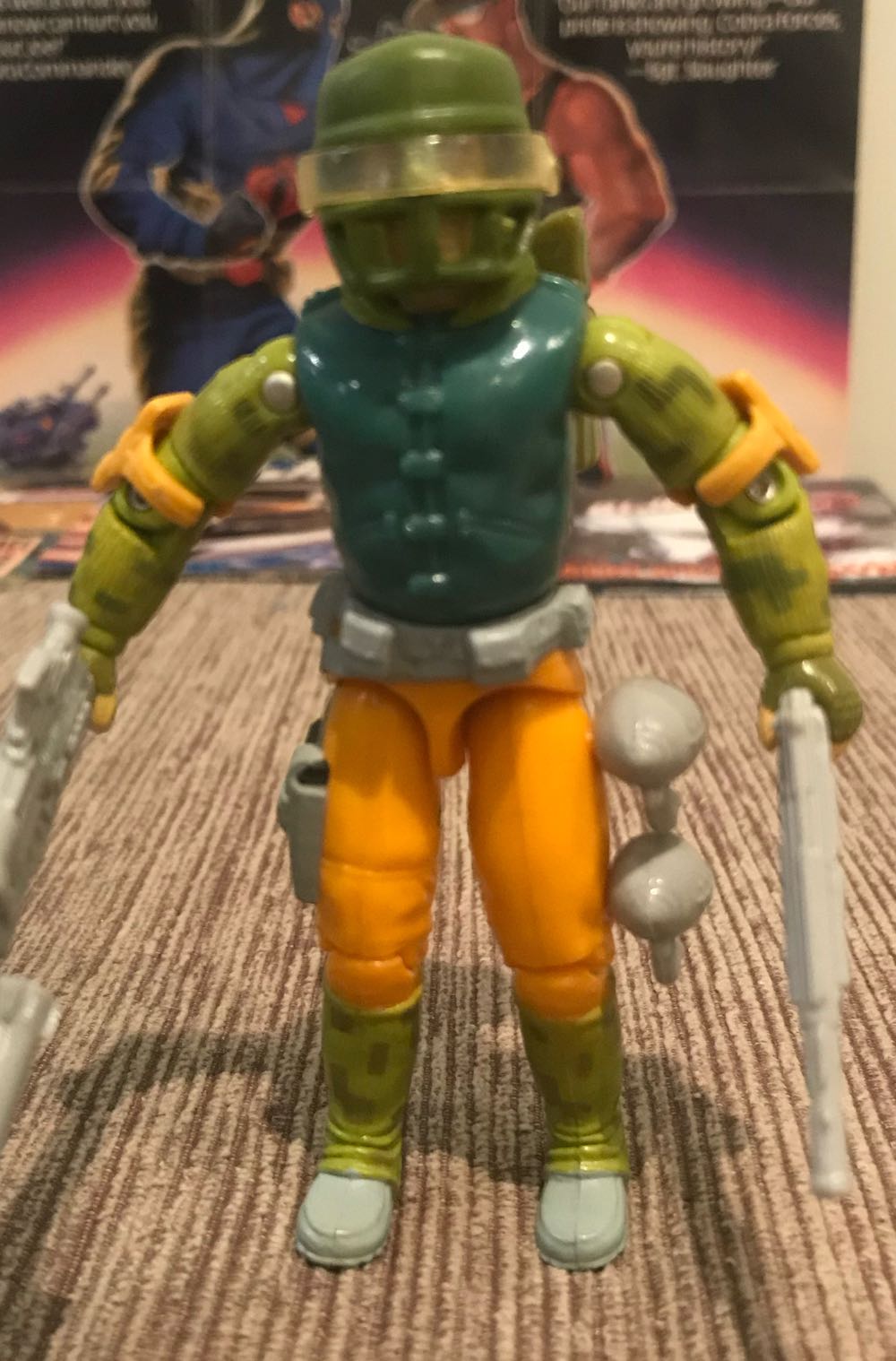 1990 Cap. Grid Iron - Hasbro (G.I. Joe) action figure collectible - Main Image 2