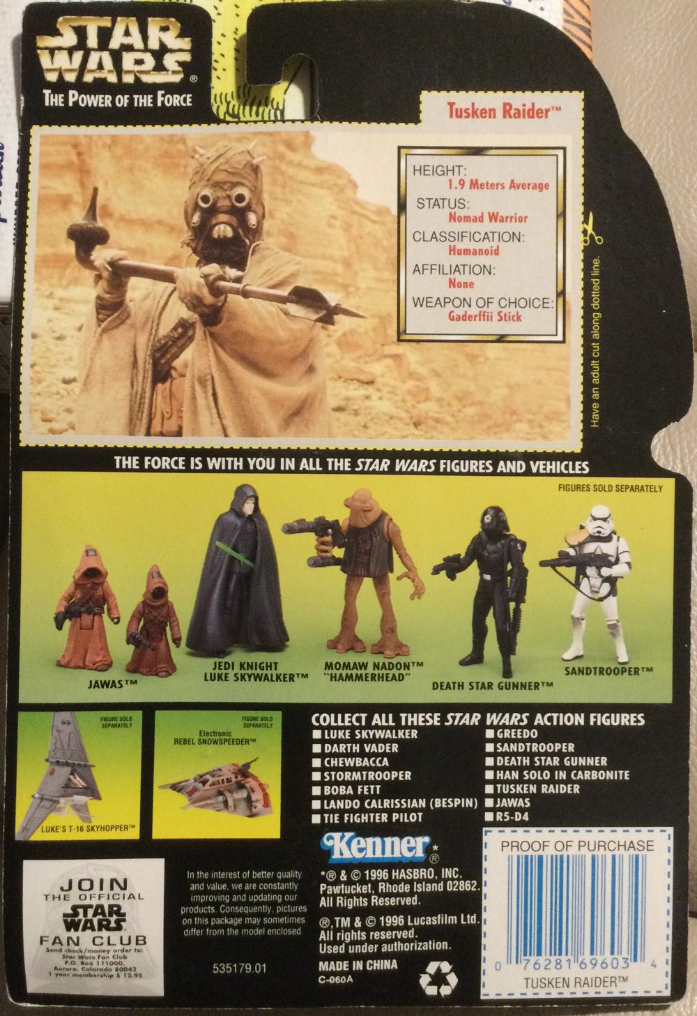 Power Of The Force (GC) - Tusken Raider - Hasbro (A New Hope) action figure collectible - Main Image 2