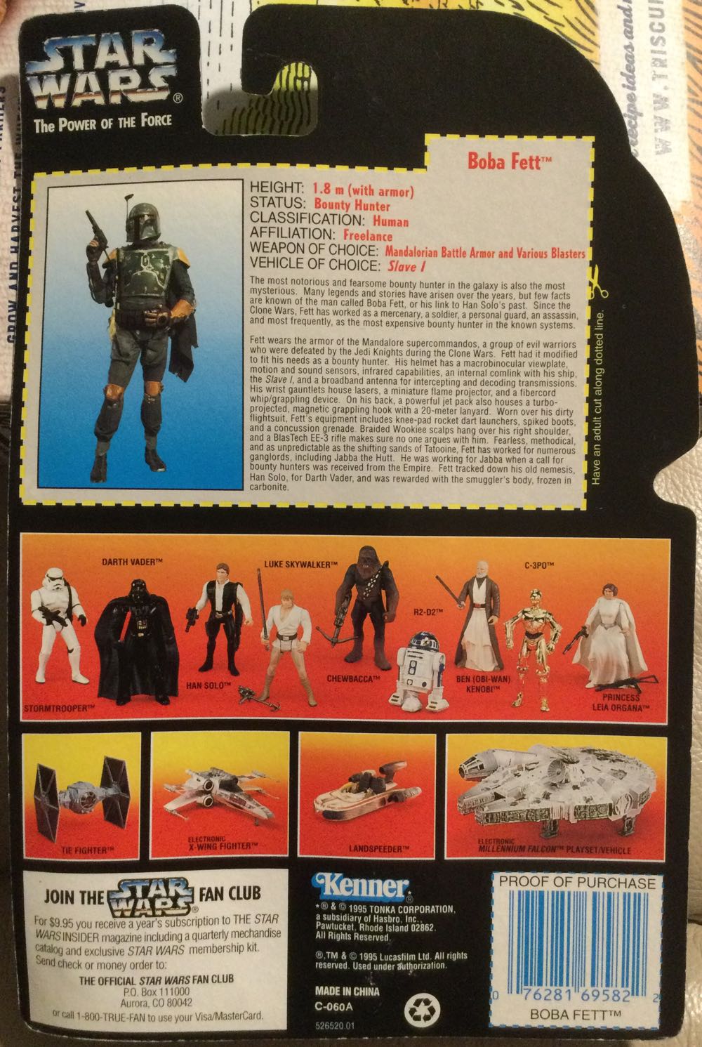 Power Of The Force (RC) - Boba Fett - Hasbro (Empire Strikes Back) action figure collectible - Main Image 2