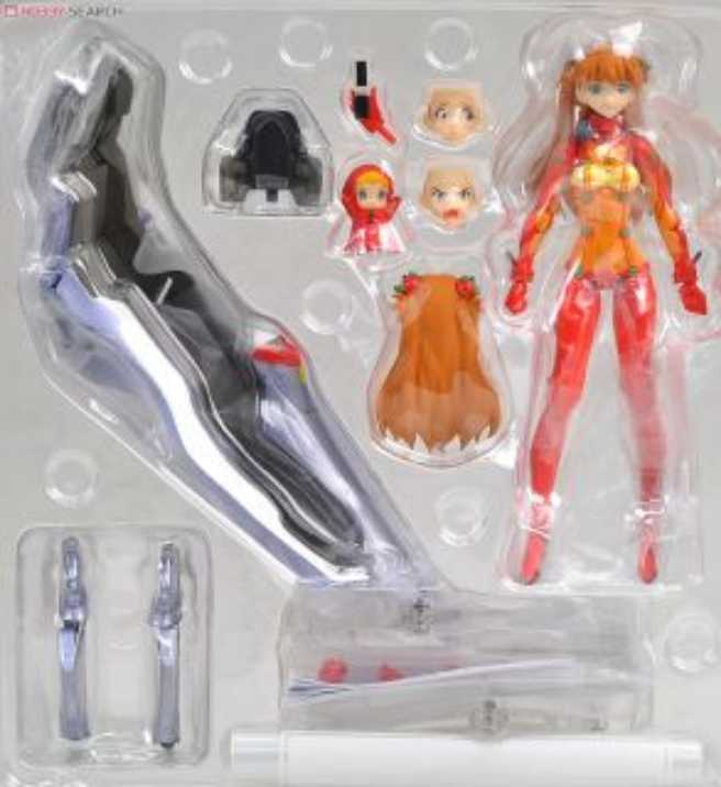 Figma Shikinami Asuka Langley: Test Plugsuit ver. - Max Factory / Good Smile Company (Evangelion: 2.0) action figure collectible - Main Image 2