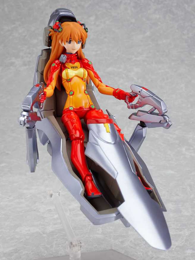 Figma Shikinami Asuka Langley: Test Plugsuit ver. - Max Factory / Good Smile Company (Evangelion: 2.0) action figure collectible - Main Image 4