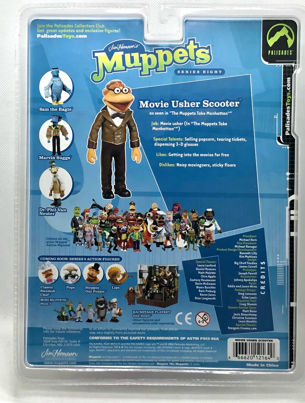 (S8) Movie Usher Scooter - Palisades (Muppets) (Muppets) action figure collectible - Main Image 2