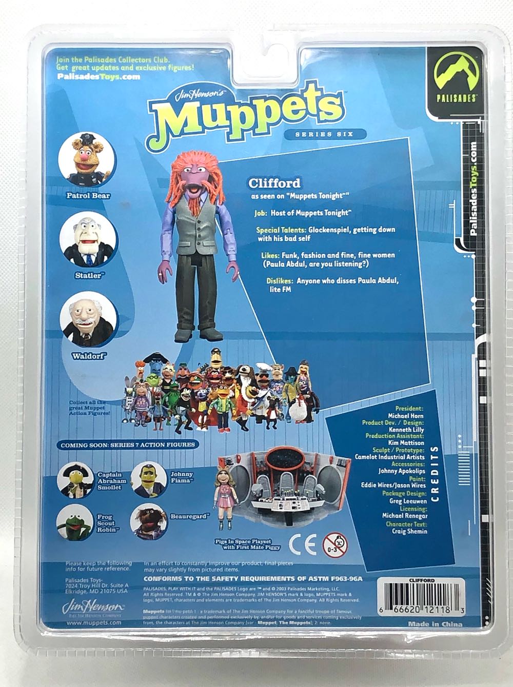 (S6) Clifford - Palisades (Muppets) (Muppets) action figure collectible - Main Image 2