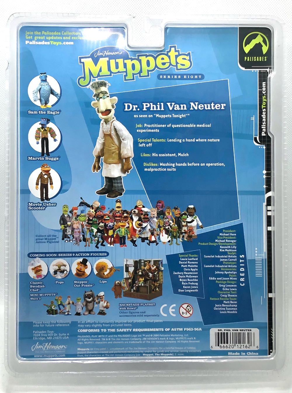 (S8) Dr. Phil Van Neuter - Palisades (Muppets) (Muppets) action figure collectible - Main Image 2