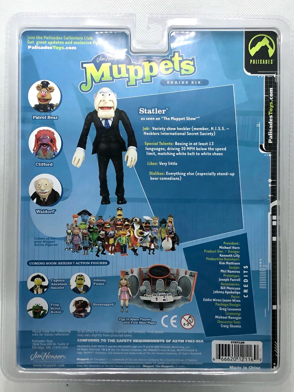 (S6) Slatler - Palisades (Muppets) (Muppets) action figure collectible - Main Image 2