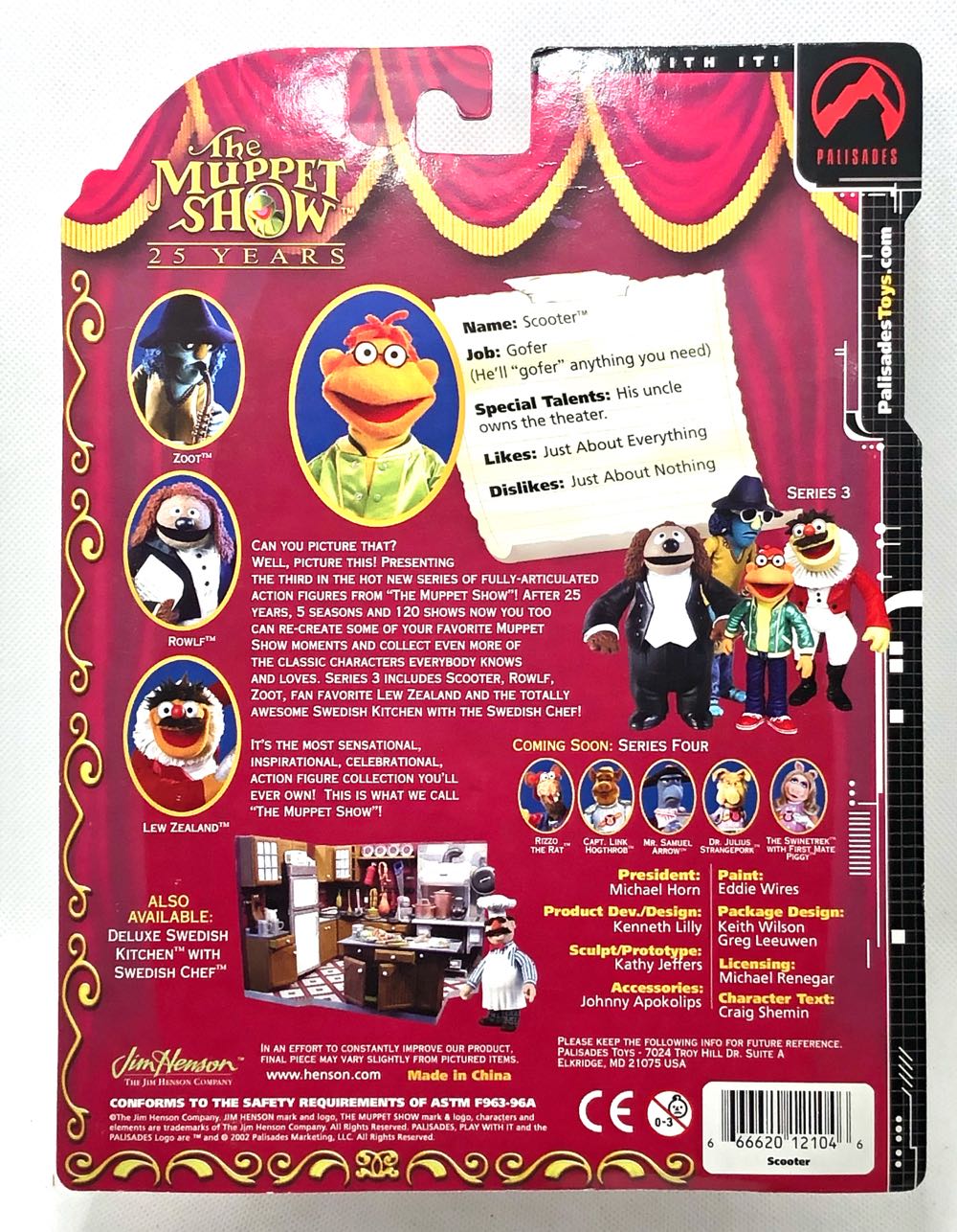 (S3) Scooter - Palisades (Muppets) (Muppets) action figure collectible - Main Image 2