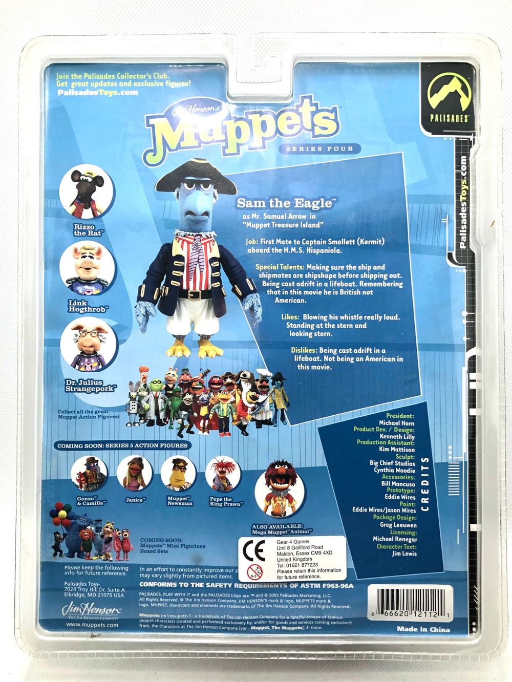 (S4) Mr. Samual Arrow - Palisades (Muppets) (Muppets) action figure collectible - Main Image 2