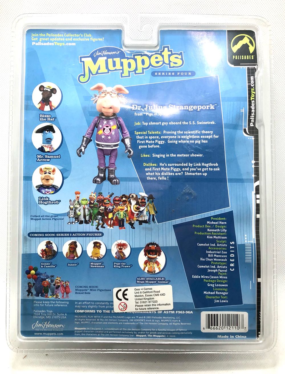 (S4) Dr. Julius Strangepork - Palisades (Muppets) (Muppets) action figure collectible - Main Image 2