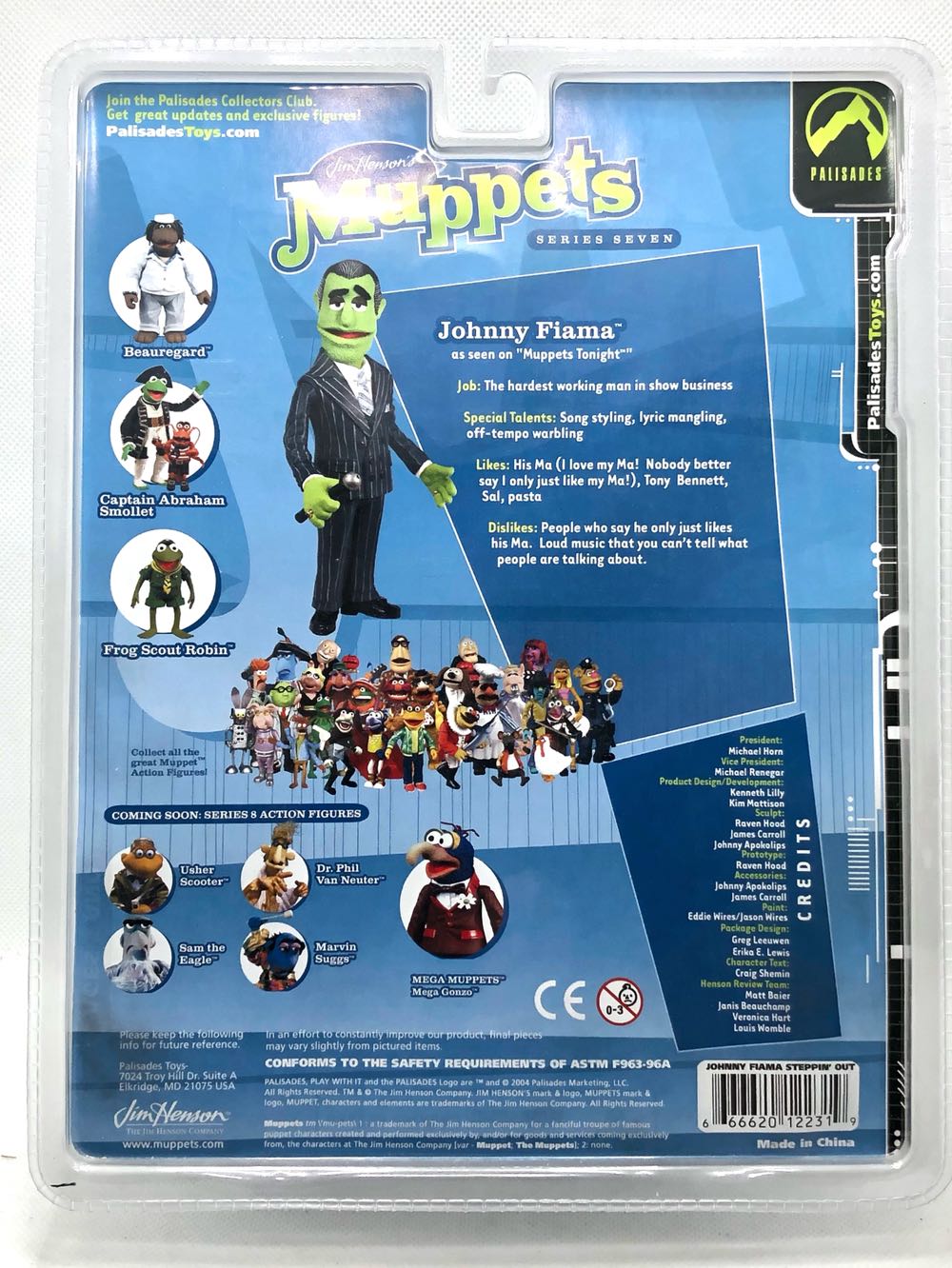 (S7) Johnny Fiama - Palisades (Muppets) (Muppets) action figure collectible - Main Image 2