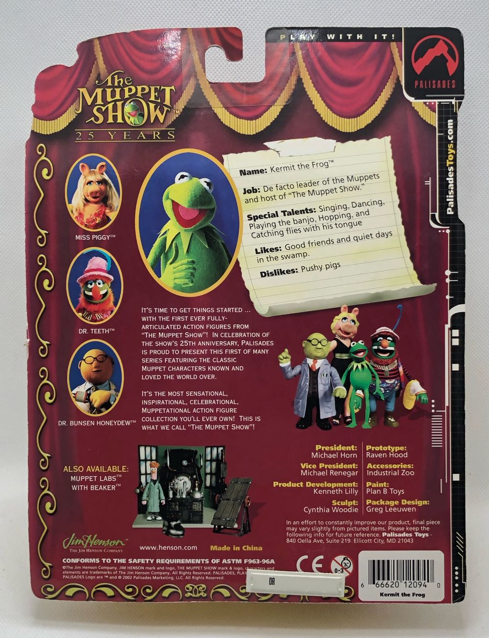 (S1) Kermit The Frog  - Palisades (Muppets) (Muppets) action figure collectible - Main Image 2