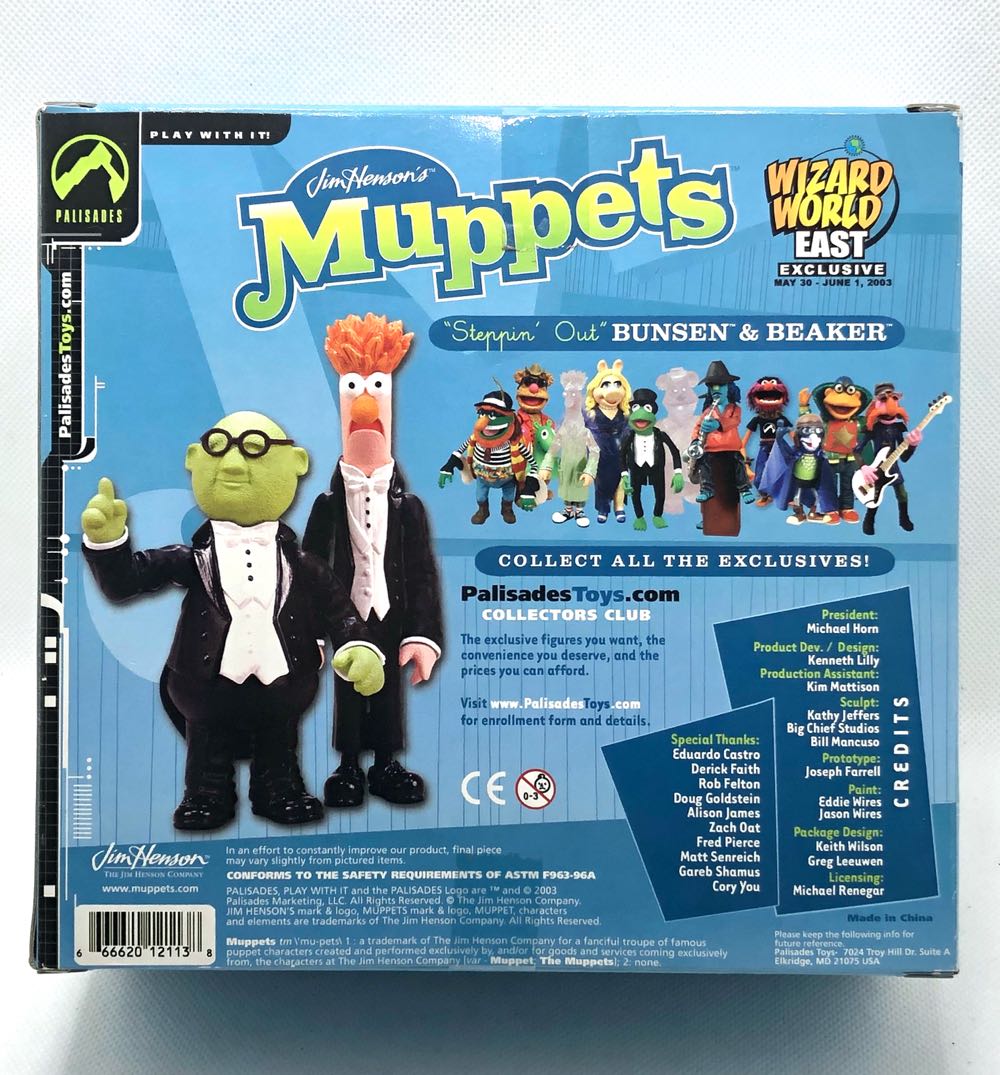 (D) Bunsen & Beaker (Wizard World East Exclusive) - Palisades (Muppets) (Muppets) action figure collectible - Main Image 2