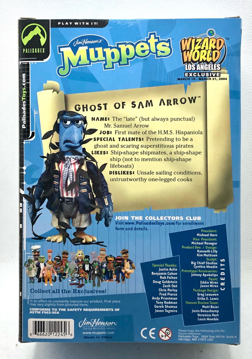 (D) Ghost Of Sam Arrow (Wizard World Exclusive) - Palisades (Muppets) (Muppets) action figure collectible - Main Image 2