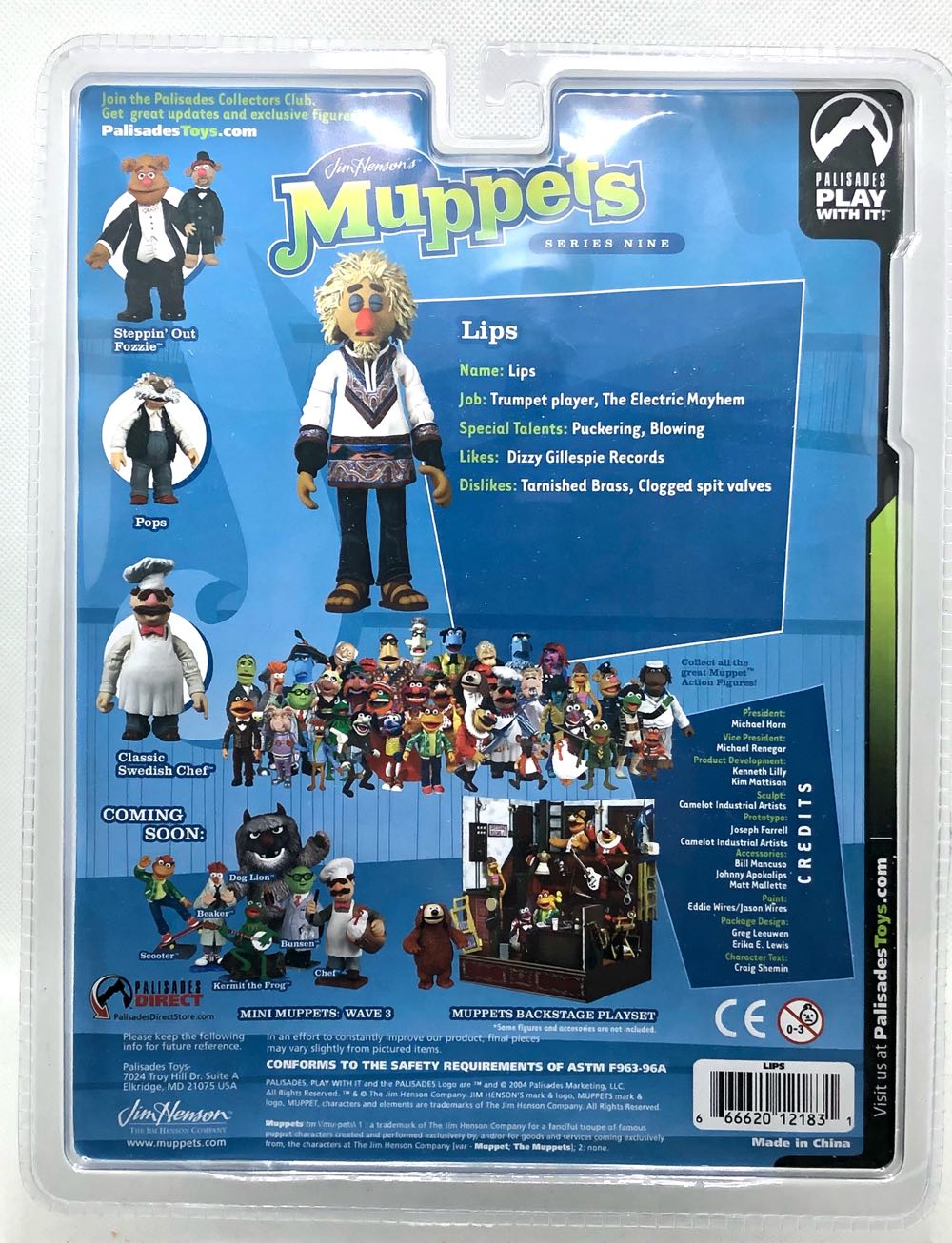 (S9) Lips - Palisades (Muppets) (Muppets) action figure collectible - Main Image 2