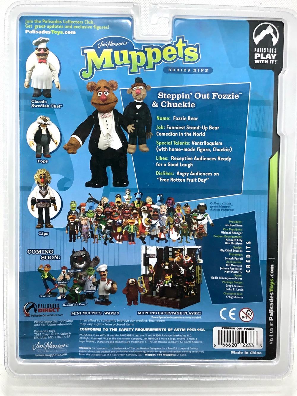 (S9) Steppin’ Out Fozzie - Palisades (Muppets) (Muppets) action figure collectible - Main Image 2