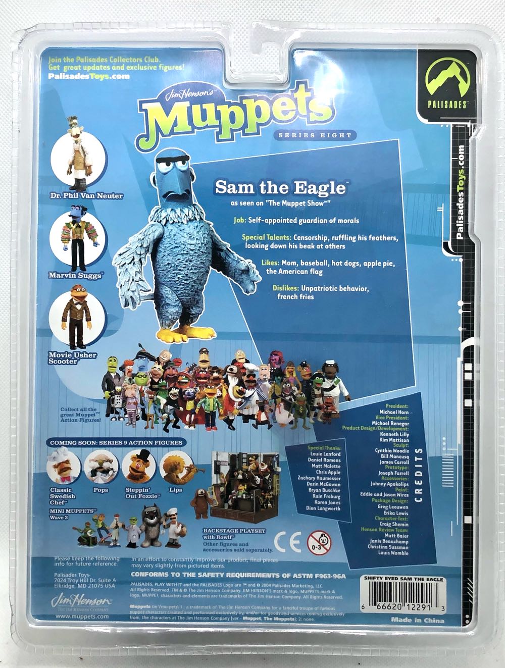 (S8) Sam The Eagle - Palisades (Muppets) (Muppets) action figure collectible - Main Image 2