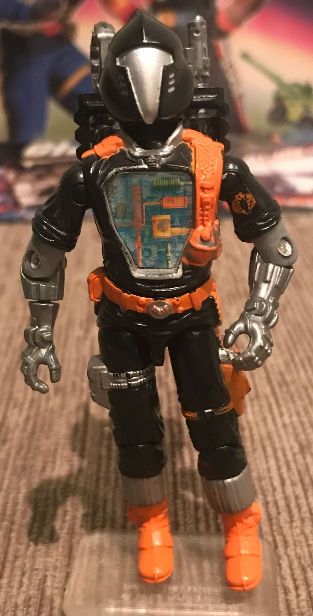 1986 B.A.T.S. v1 - Cobra Andróide - Estrela (G.I. Joe) action figure collectible - Main Image 2