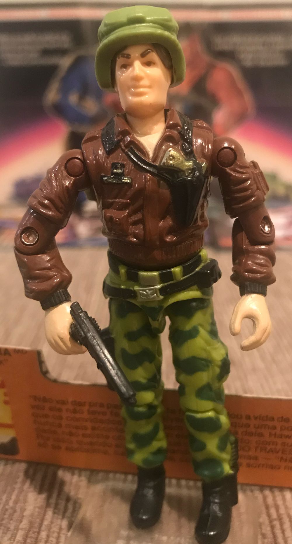 1986 Gen. Hawk - Comando Travessia - Estrela (G.I. Joe) action figure collectible - Main Image 2