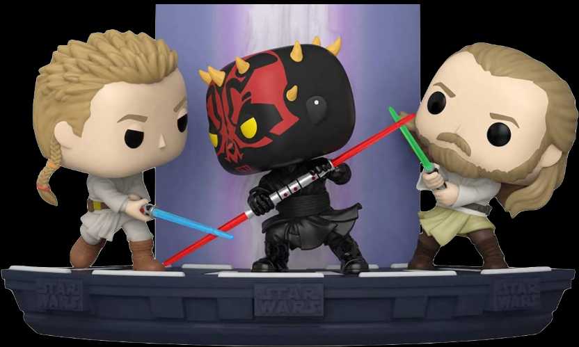 #508 Duel Of The Fates Qui-gon Jinn Amazon Exclusive - Funko (Star Wars) (Funko Pop!) action figure collectible [Barcode 889698631969] - Main Image 3