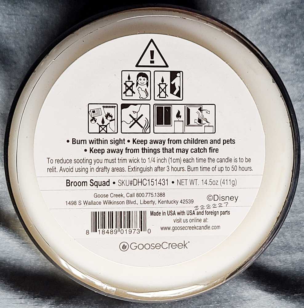 CANDLE: Halloween Goose Creek Hocus Pocus 2 - Broom Squad 2022 - Goose Creek Candle (Halloween Candles) action figure collectible [Barcode 818489019730] - Main Image 2