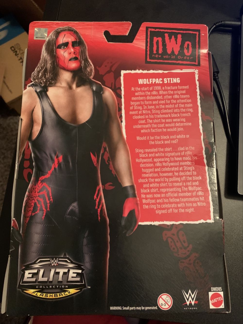 WWE: Sting (nWo Wolfpac) - Mattel (WWE) action figure collectible [Barcode 887961276022] - Main Image 2