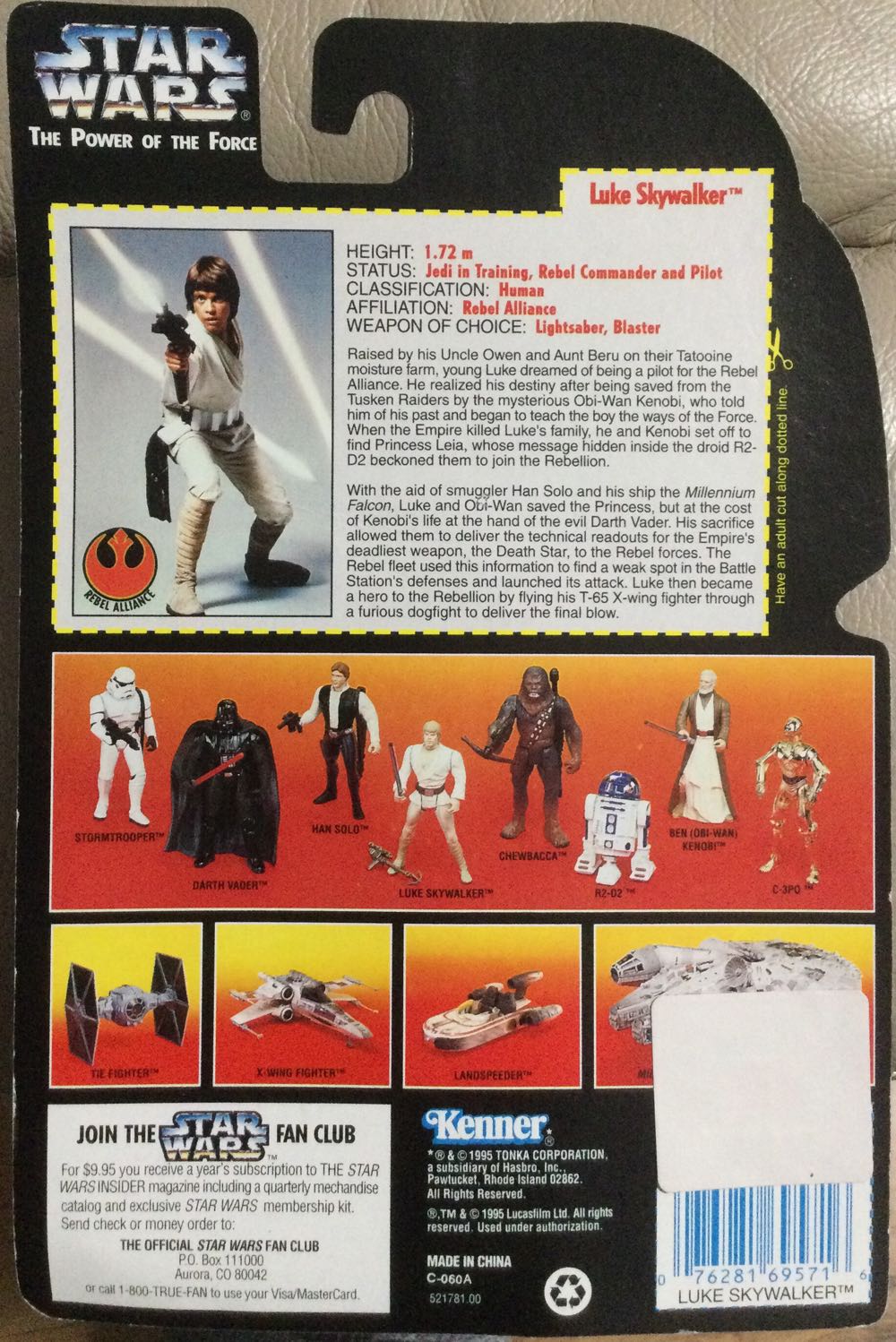 Power Of The Force (RC) - Luke Skywalker - Hasbro (A New Hope) action figure collectible - Main Image 2