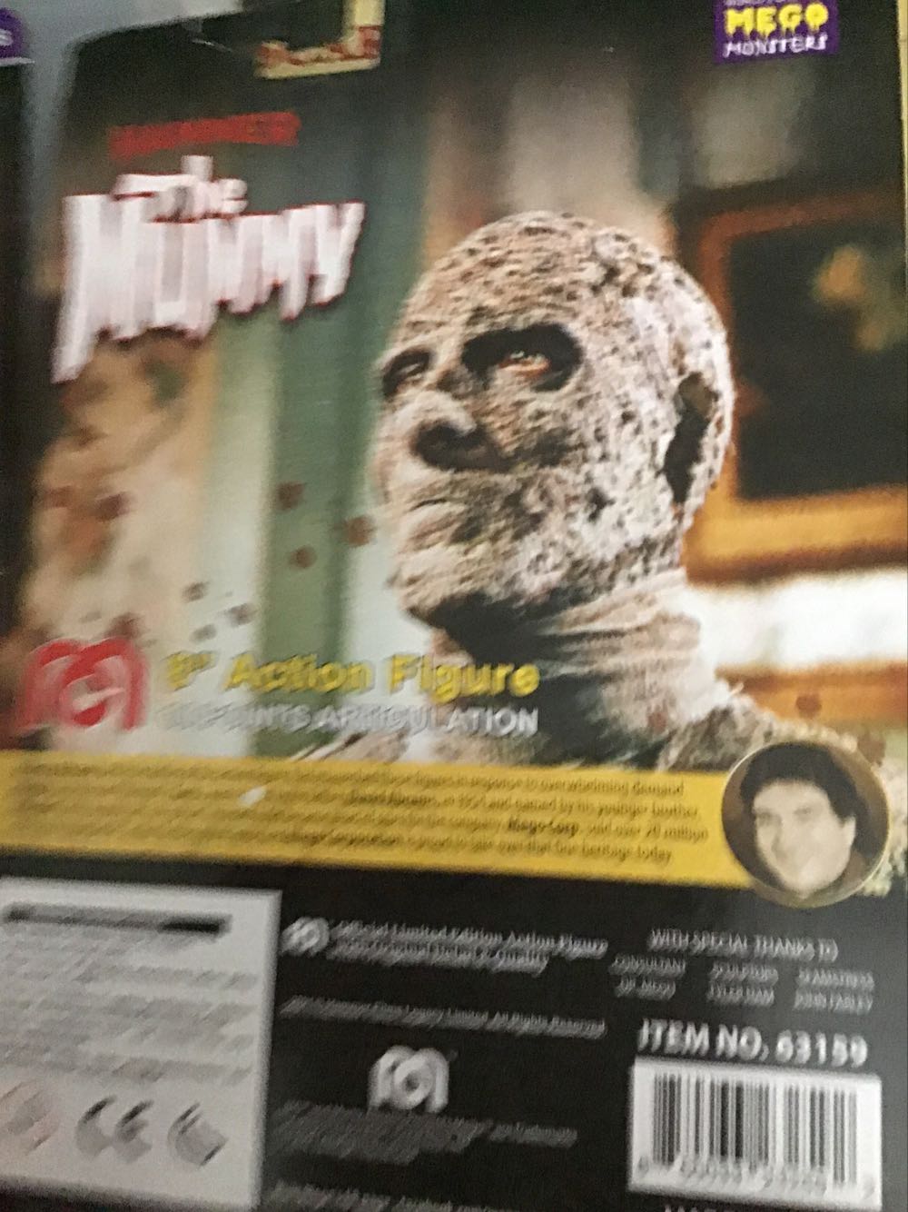Mummy Hammer 8-inch Action Figure - MEGO Corp. (Horror) action figure collectible [Barcode 850033232592] - Main Image 2