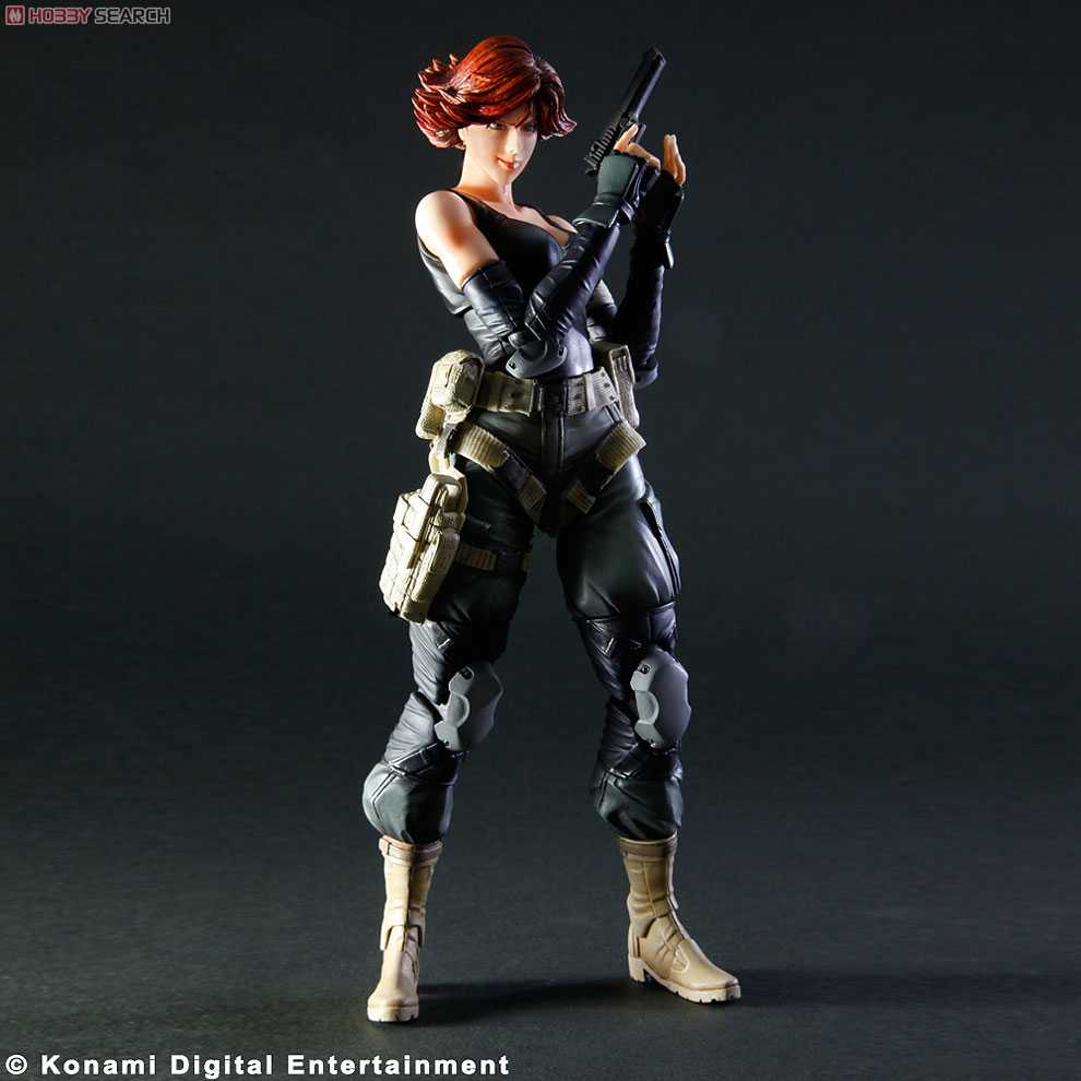 Metal Gear Solid Play Arts Kai Meryl Silverburgh  action figure collectible - Main Image 2