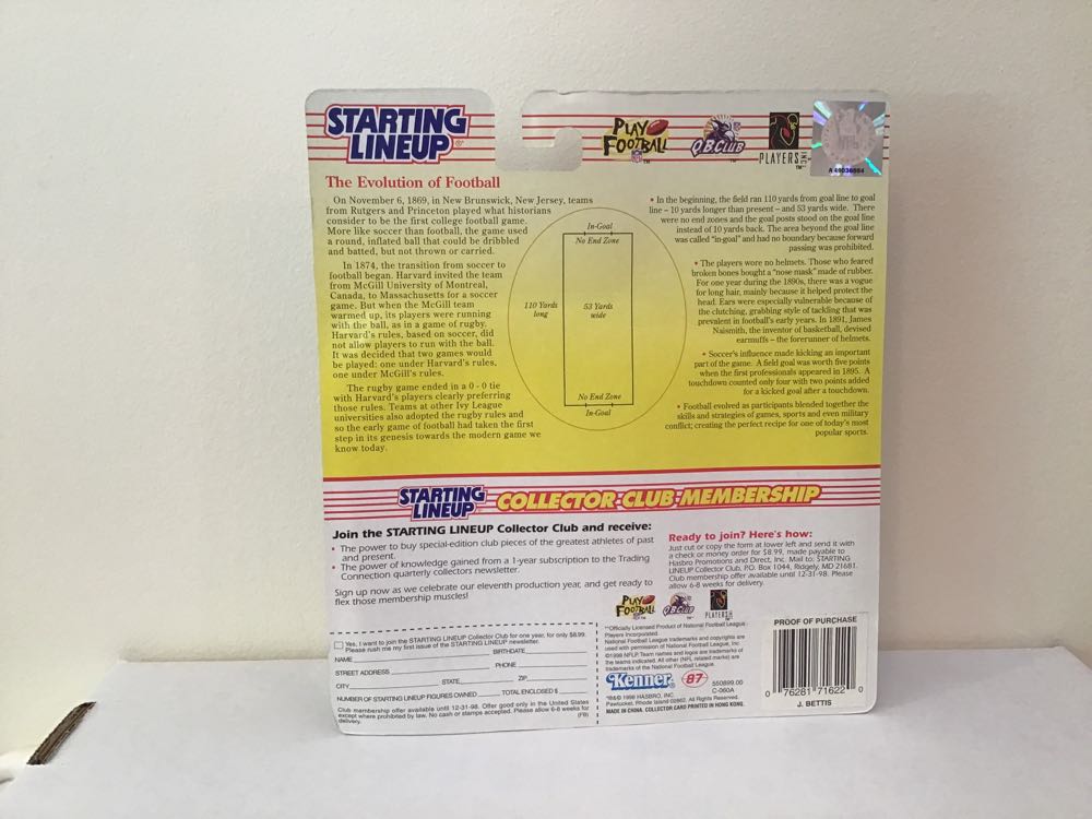 Jerome Bettis - Kenner action figure collectible - Main Image 2