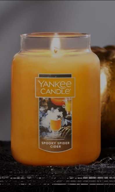 CANDLE: Halloween Yankee Spooky Spider Cider 2021 - Yankee Candle (Halloween Candles) action figure collectible [Barcode 192833194954] - Main Image 3