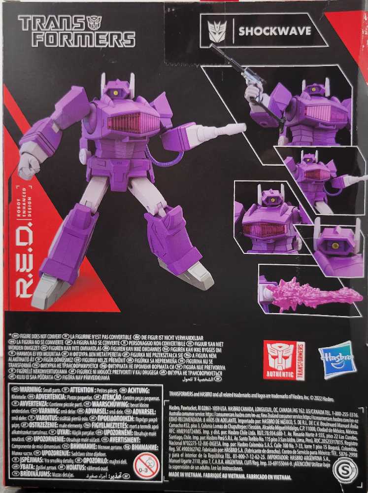 Shockwave Wal-Mart  - Hasbro (R.E.D.) action figure collectible - Main Image 3
