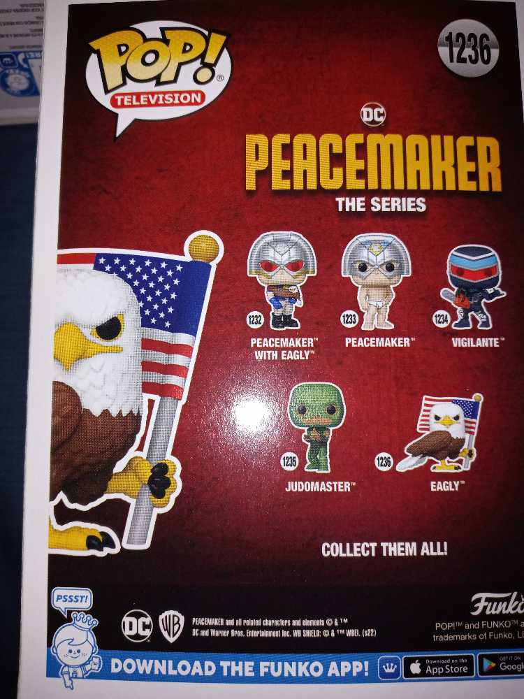 Peacemaker: Eagly #1236 - Funko Pop! Television (PeaceMaker) action figure collectible [Barcode 889698641869] - Main Image 2