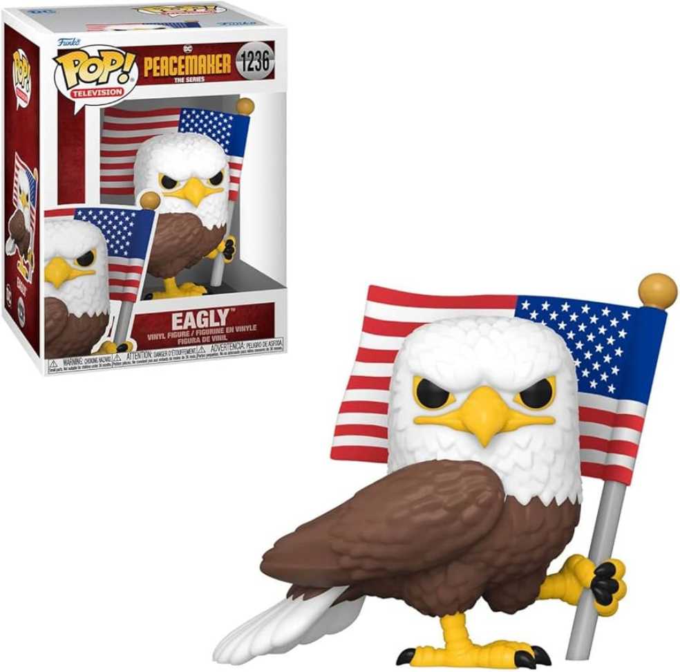 Funko POP! Flocked Eagly #1236 - Funko (PeaceMaker the series) action figure collectible [Barcode 889698649704] - Main Image 4