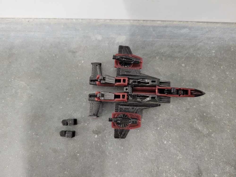 Thrust 3rd (Jet Mode)  - Takara (World’s Smallest Transformers WST) action figure collectible - Main Image 4
