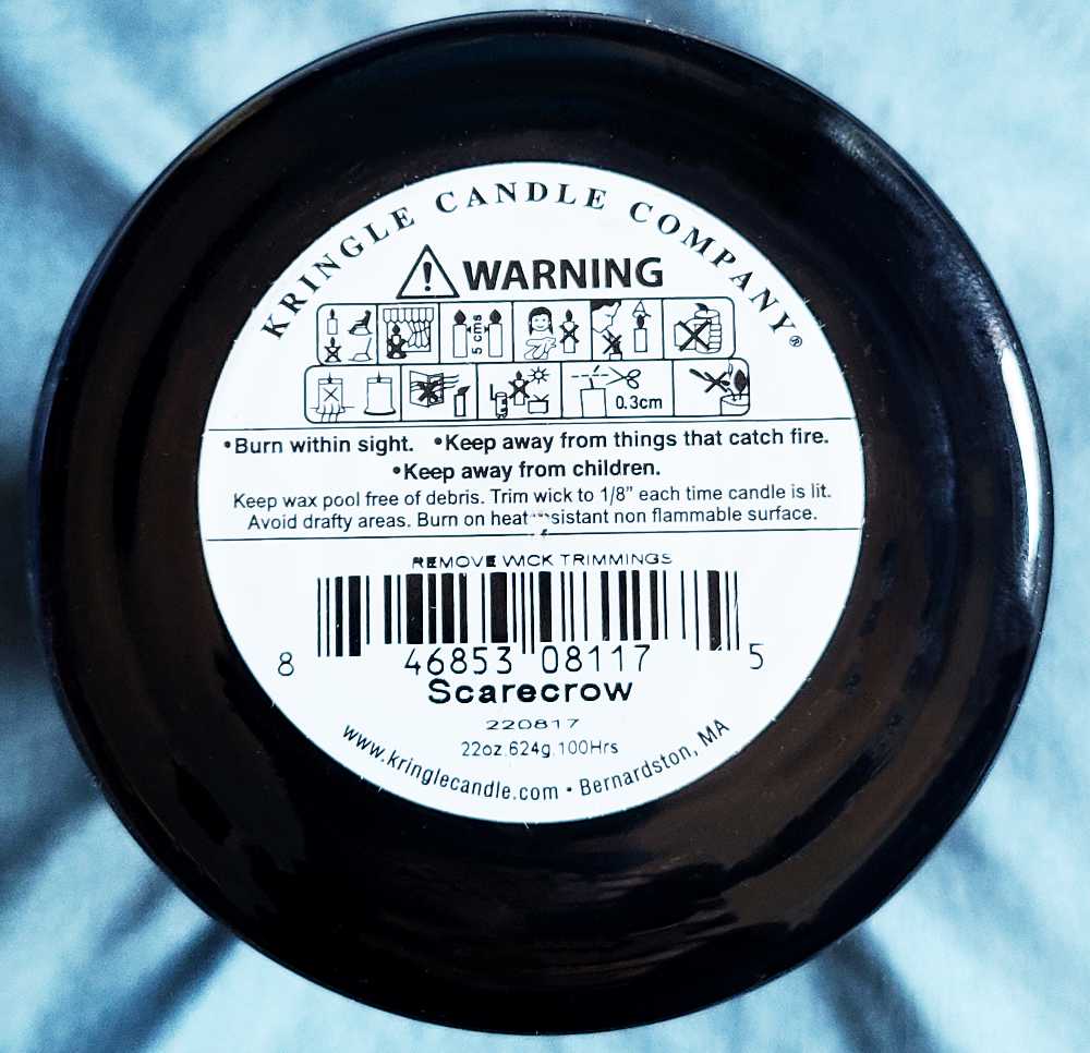 CANDLE: Halloween Kringle Scarecrow 2022 - Kringle Candle (Halloween Candles) action figure collectible [Barcode 846853081175] - Main Image 2