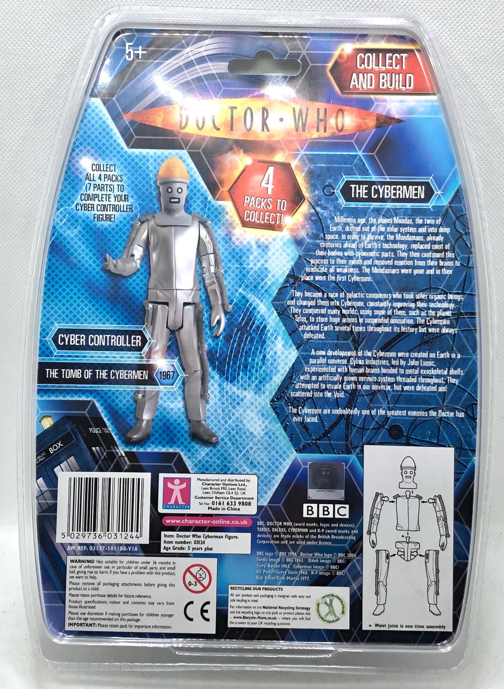 (C) Cyberman 1967 - Character Options (Doctor Who) (Doctor Who) action figure collectible - Main Image 2