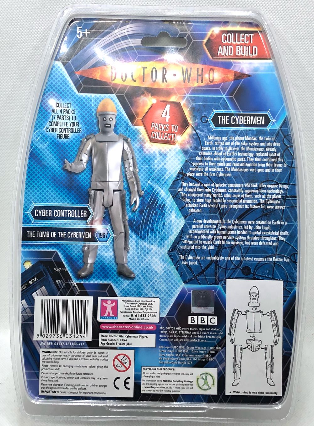 (C) Cyberman 1968 - Character Options (Doctor Who) (Doctor Who) action figure collectible - Main Image 2