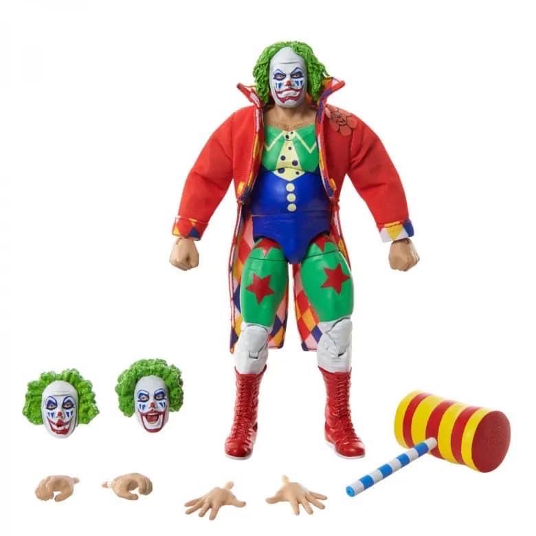 Doink The Clown - Mattel (WWE Mattel Creations Exclusive) action figure collectible [Barcode 887961042689] - Main Image 2