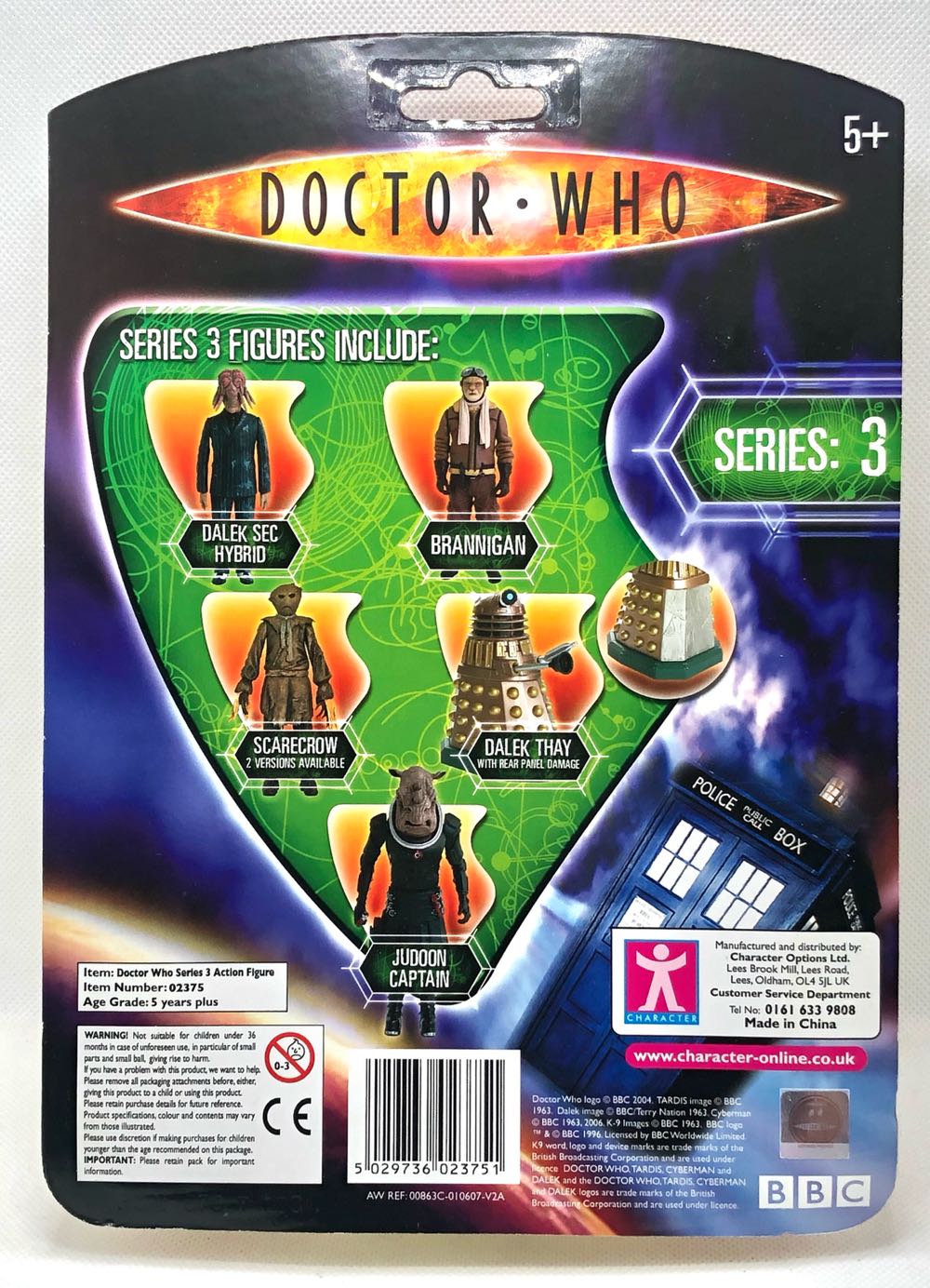 (S3) Brannigan - Character Options (Doctor Who) (Doctor Who) action figure collectible - Main Image 2