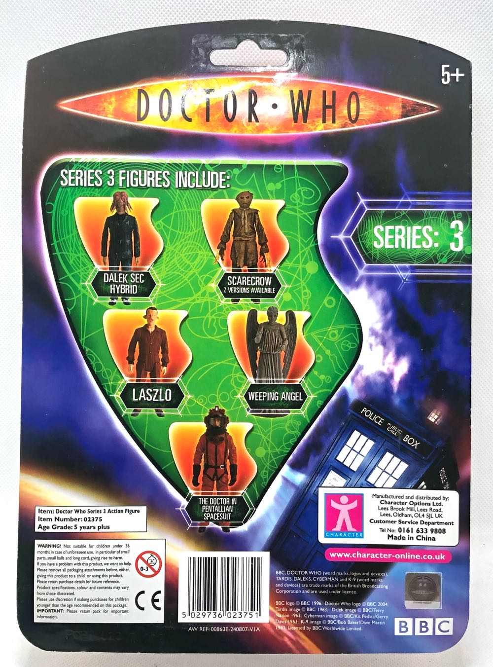 (S3) The Doctor In Pentallian Spacesuit - Character Options (Doctor Who) (Doctor Who) action figure collectible - Main Image 2
