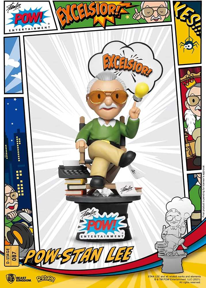Stan Lee, POW D-Stage Statue - Beast Kingdom (Stan Lee) action figure collectible - Main Image 2