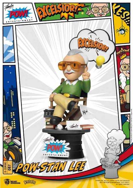 Stan Lee, POW D-Stage Statue - Beast Kingdom (Stan Lee) action figure collectible - Main Image 3