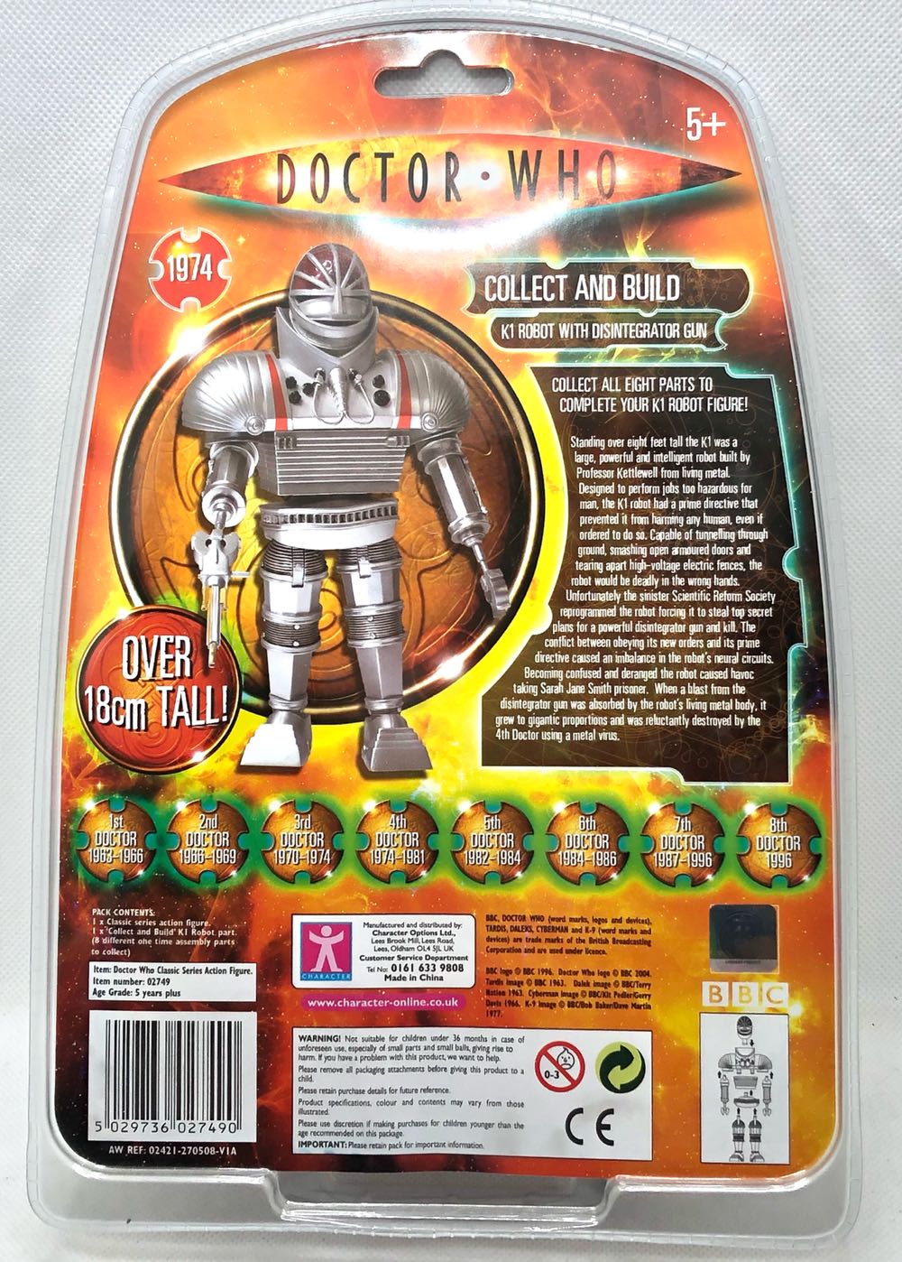 (K1) The Sixth Doctor - Character Options (Doctor Who) (Doctor Who) action figure collectible - Main Image 2