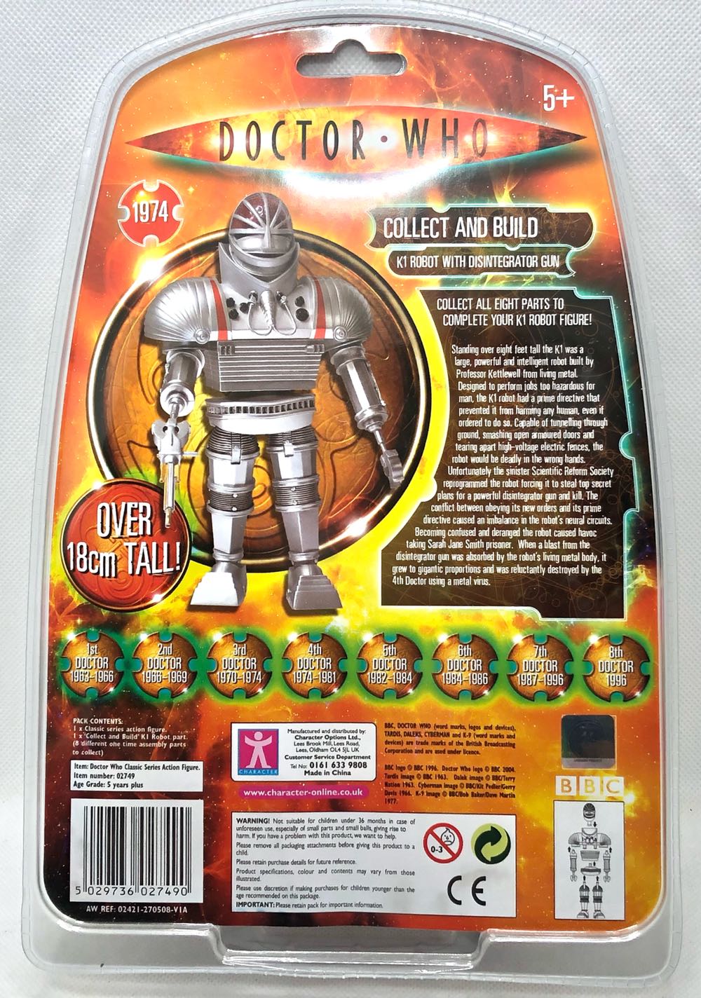 (K1) SV7 Robot - Character Options (Doctor Who) (Doctor Who) action figure collectible - Main Image 2