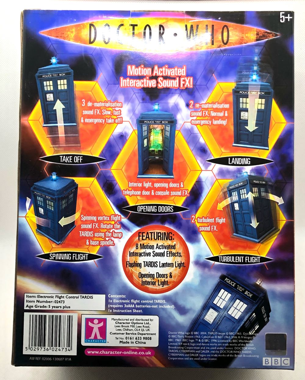 Doctor Who - Electronic Flight Control Tardis - Character Options (Doctor Who) (Doctor Who) action figure collectible - Main Image 2