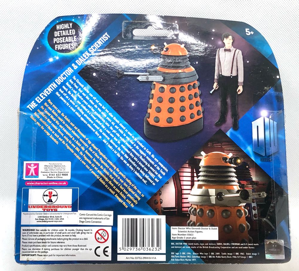 (D) The Eleventh Doctor & Dalek Scientist - Character Options (Doctor Who) (Doctor Who) action figure collectible - Main Image 2