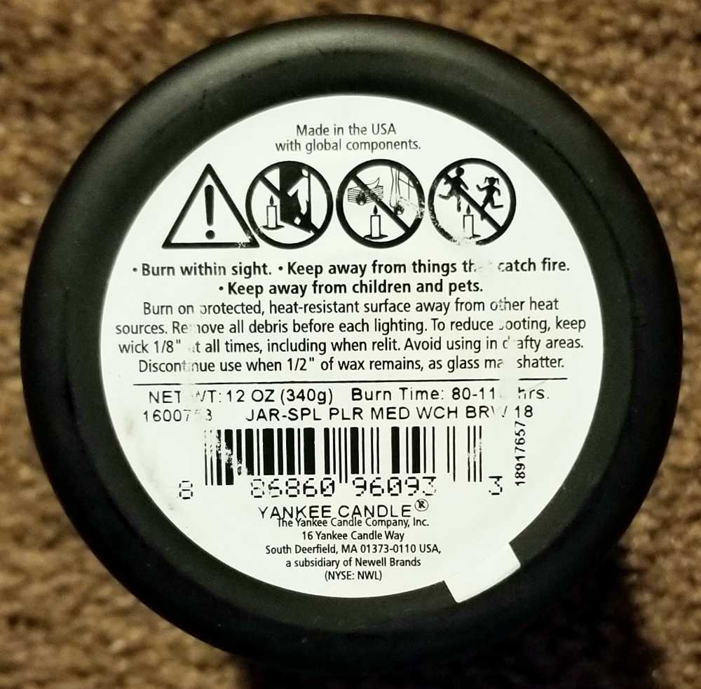 CANDLE: Halloween Yankee Witch’s Brew 2018 Pillar - Yankee Candle (Halloween Candles) action figure collectible [Barcode 886860960933] - Main Image 2